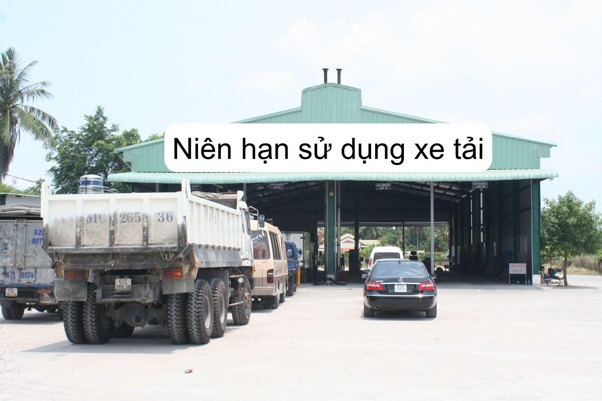 Niên hạn sử dụng xe tải là bao nhiêu năm?