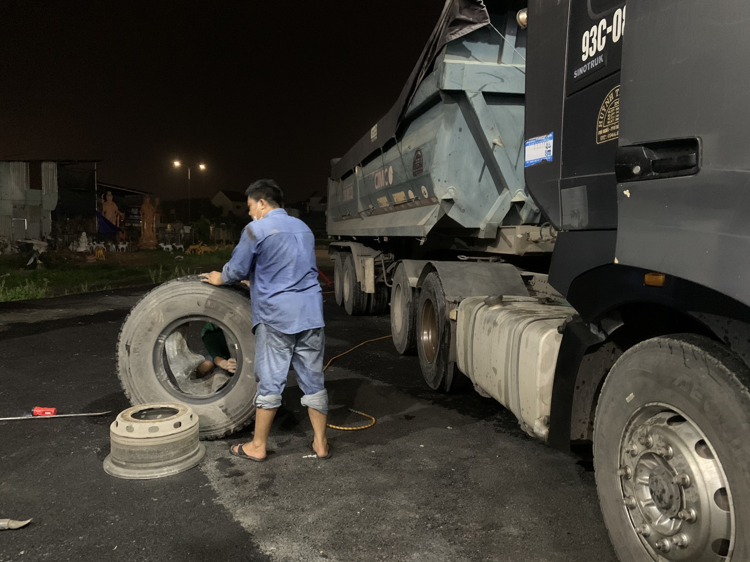 thay vỏ xe bình dương