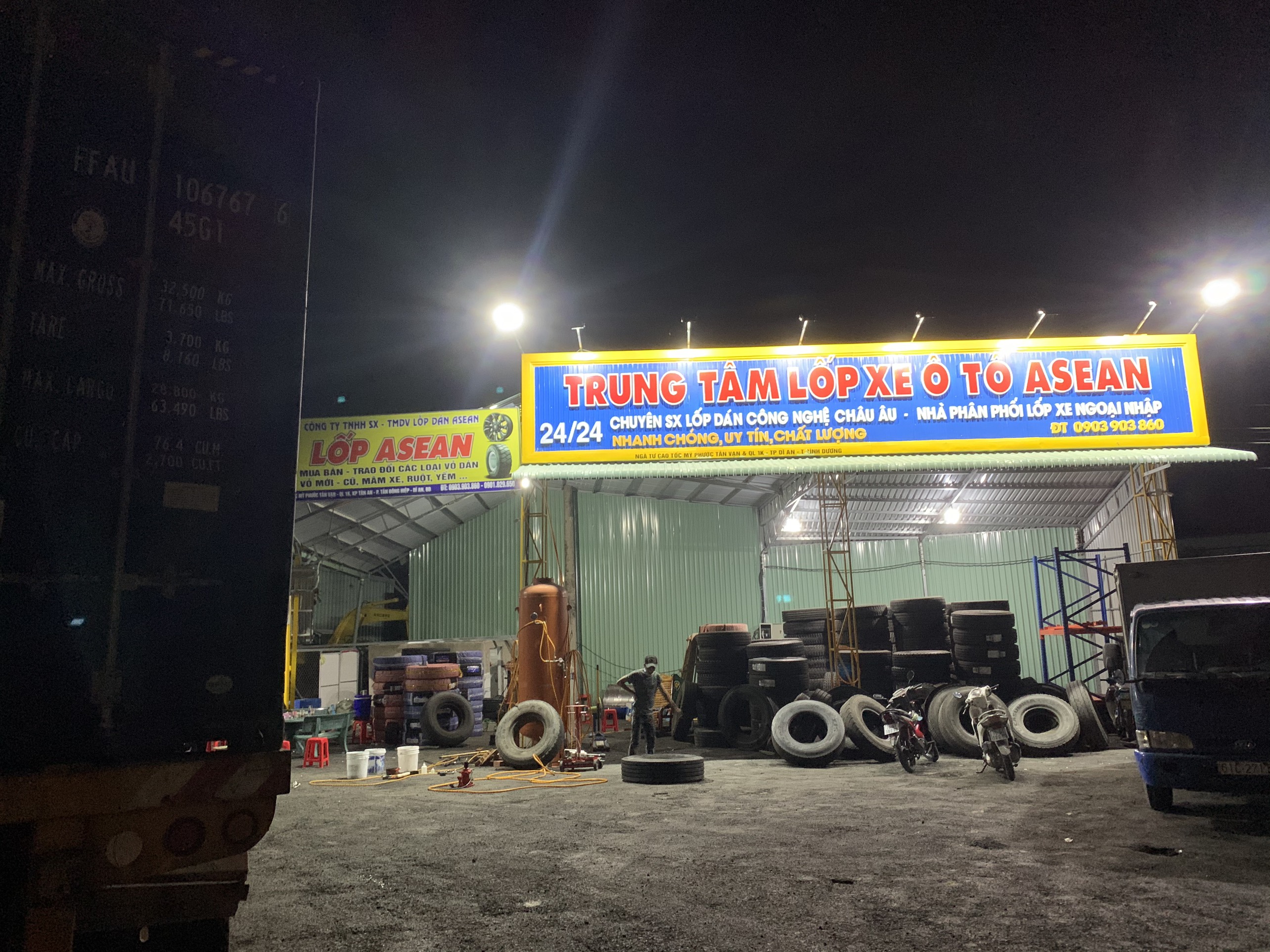 cửa hàng lốp xe bình dương