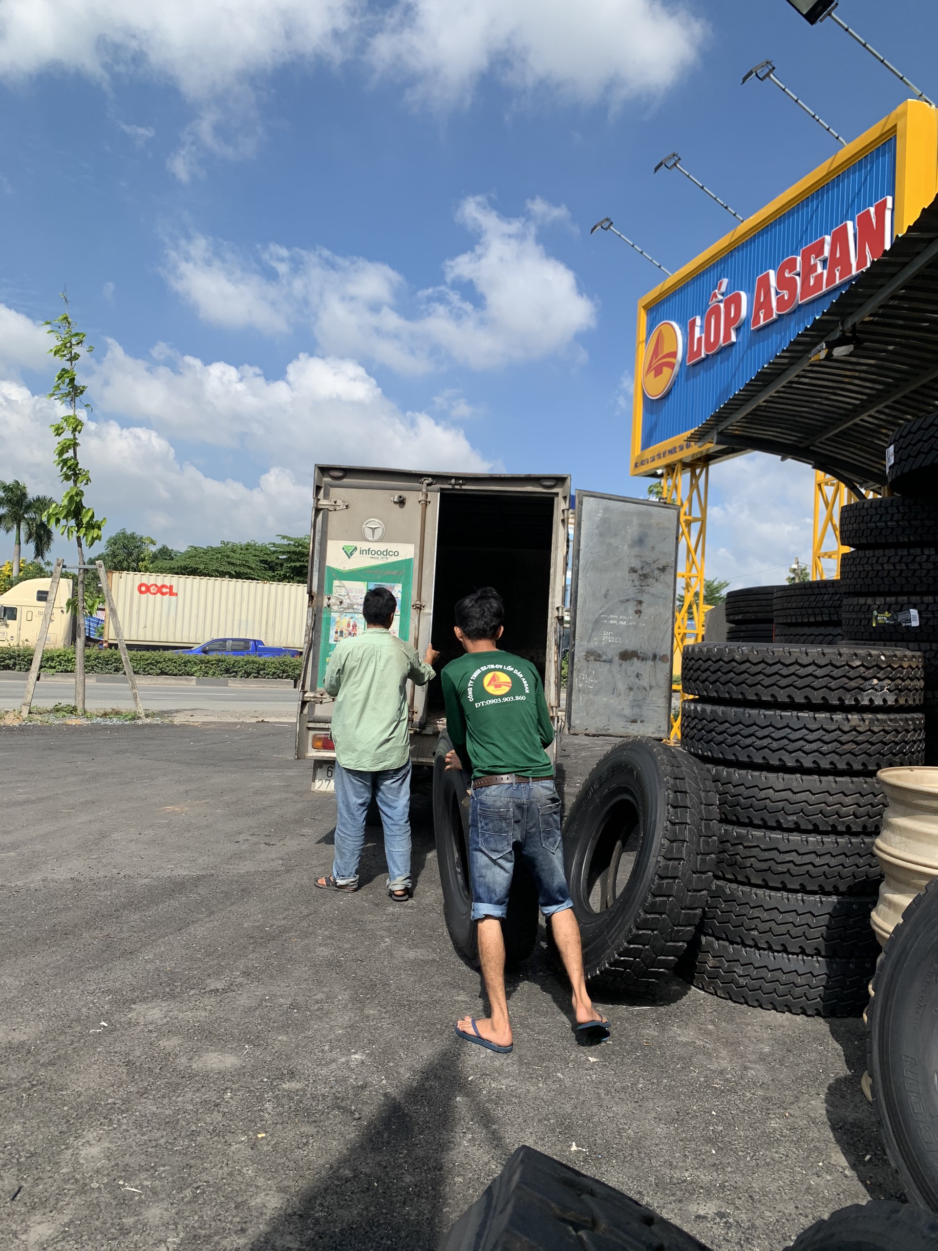 lốp xe container giá rẻ