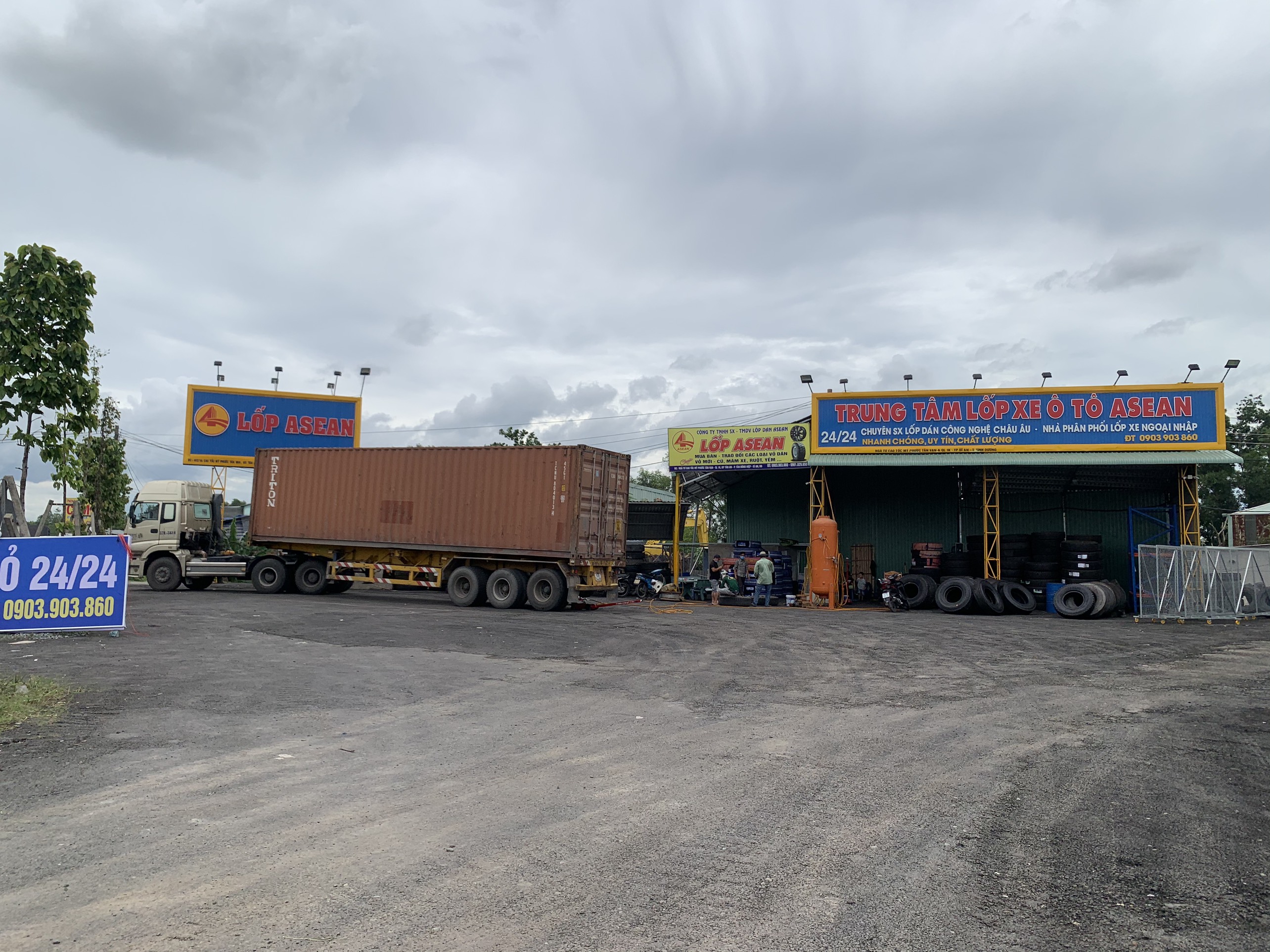 trung tấm lốp dán asean