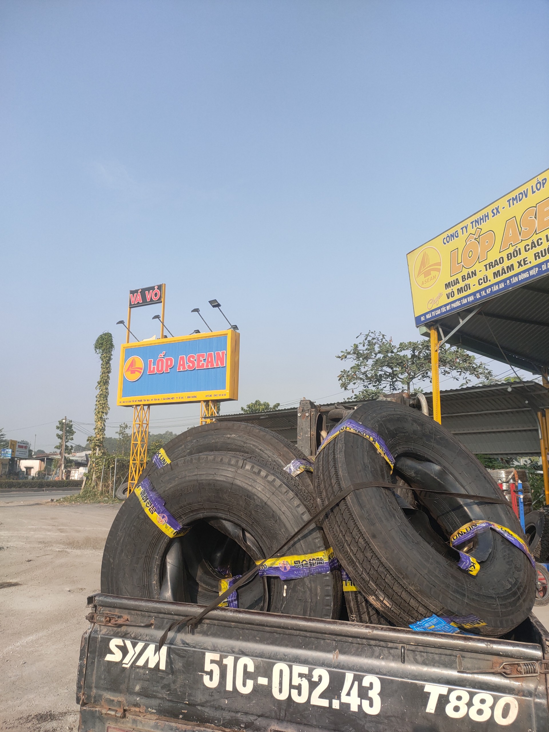 dịch vụ lốp lưu động bình dương