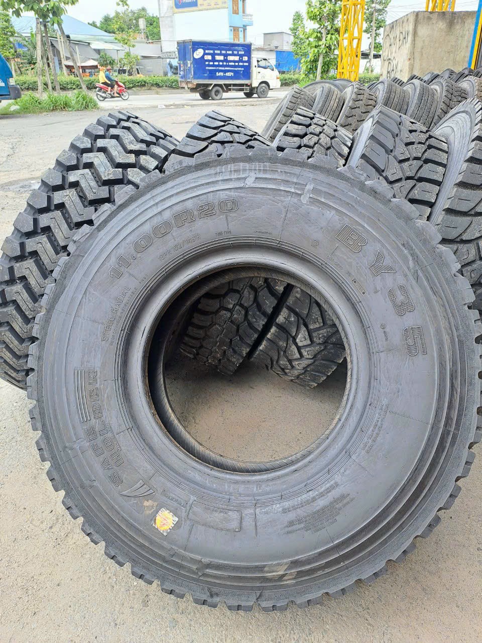 lốp dán xe tải nam định