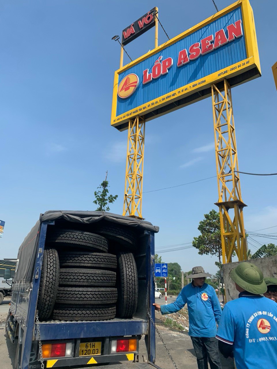 lốp dán tại bình dương