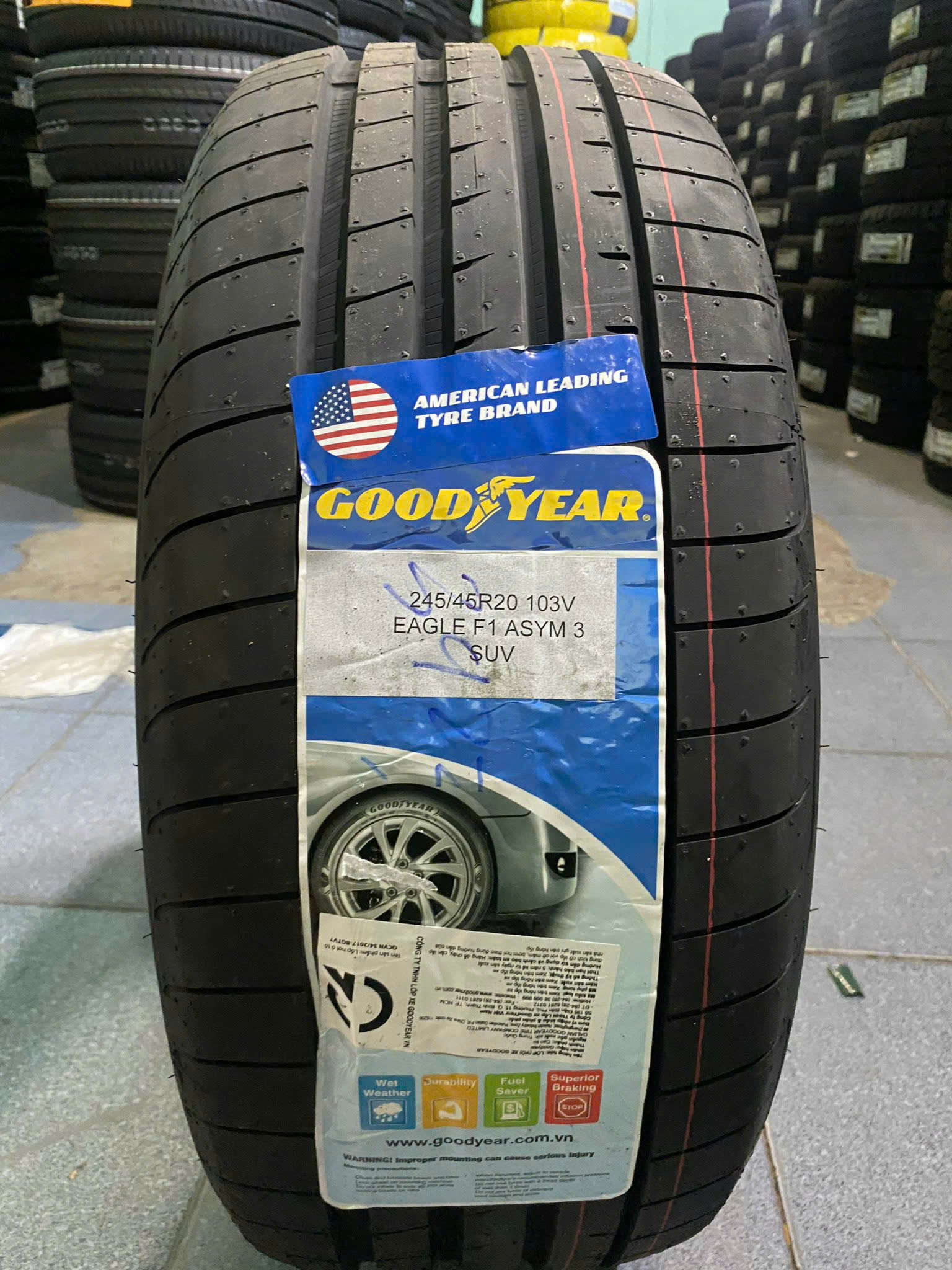 trung tâm lốp xe Goodyear tại Bình Dương