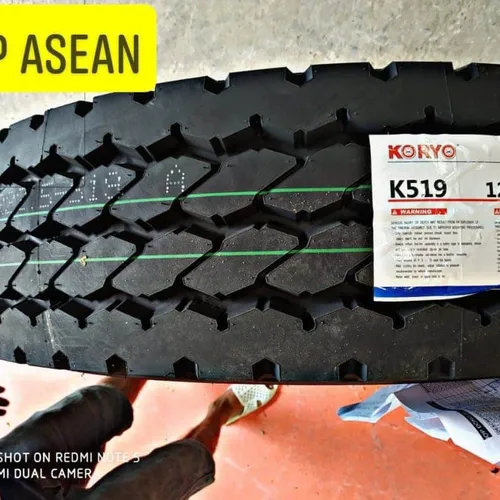 Lốp bố kẽm Koryo gai xuôi 12R22.5 K519