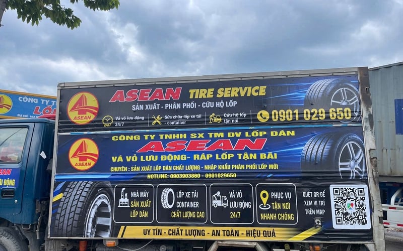 Dịch vụ cứu hộ lốp xe tải gần nhất tại TPHCM uy tín