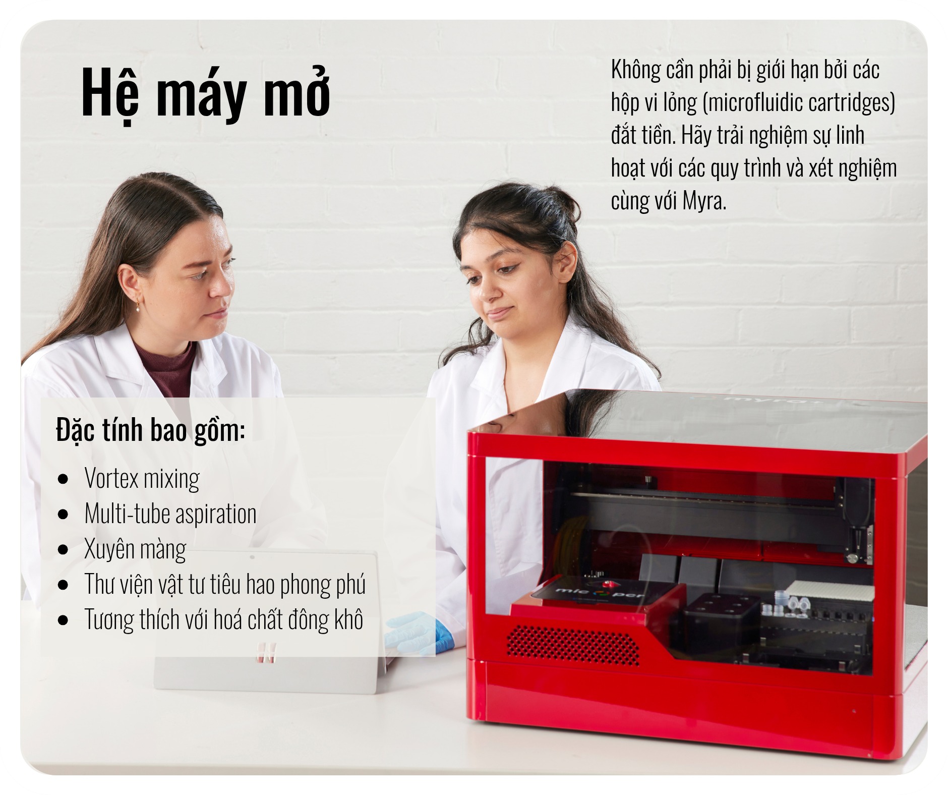 MYRA+ không chỉ là một thiết bị, mà là một hệ thống tự động hóa toàn diện có thể ứng dụng trong nhiều lĩnh vực MYRA+ không chỉ là một thiết bị, mà là một hệ thống tự động hóa toàn diện có thể ứng dụng trong nhiều lĩnh vực