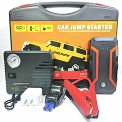 Bộ Cứu Hộ Ô Tô Đa Năng 5 Trong 1 – Kích Bình & Bơm Lốp Cao Cấp