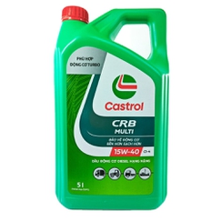  Dầu Nhớt Động Cơ Diesel Hạng Nặng Castrol CRB Multi 15W-40 CI-4 (Can 5 Lít)