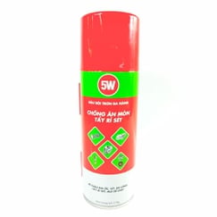 Chai Xịt Chống Rỉ Sét Và Dầu Bôi Trơn Đa Năng 5W (Khối lượng tịnh 310g)