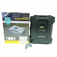 Máy bơm hơi ô tô điện tử đa năng Lotusviet (Màn hình LCD - Tự ngắt)