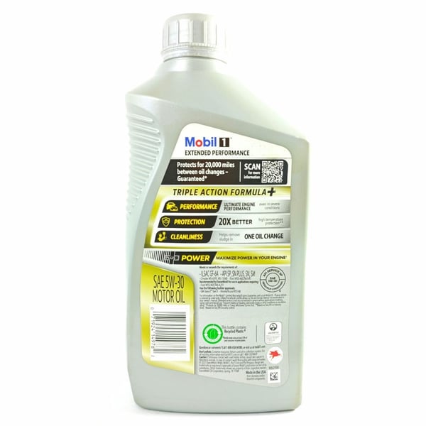  Dầu Nhớt Ô Tô Mobil 1 Extended Performance 5W-30 Advanced Full Synthetic (Chai 946ml / 1 U.S. QT)