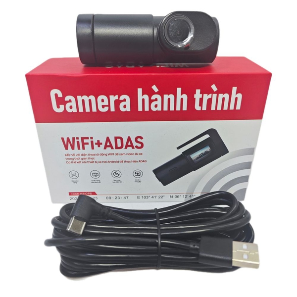 Camera hành trình Q9 (WiFi + ADAS) - Kết nối điện thoại và màn hình Android