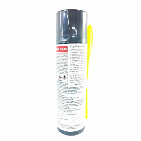 Dung dịch vệ sinh hệ thống điều hòa ô tô 3M Air Conditioner Cleaner Foam (140g)