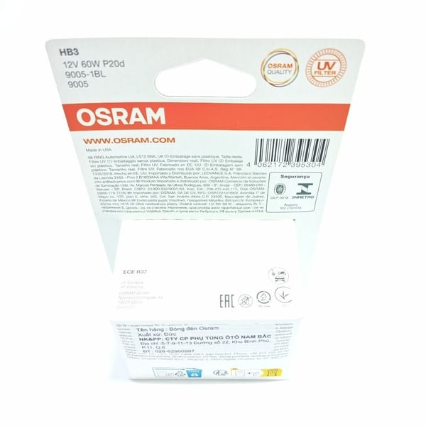 Bóng Đèn Halogen Ô Tô Osram Original 12V - Đầy Đủ Mã H4, H7, HB3/9005, HB4/9006, P21W, PY21W, P21/5W, W21W, T10 (W5W) CHÍNH HẪNG