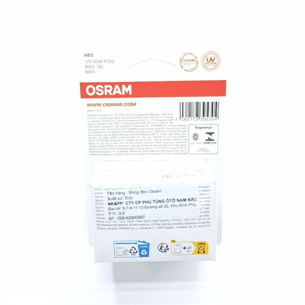 Bóng Đèn Halogen Ô Tô Osram Original 12V - Đầy Đủ Mã H4, H7, HB3/9005, HB4/9006, P21W, PY21W, P21/5W, W21W, T10 (W5W) CHÍNH HẪNG