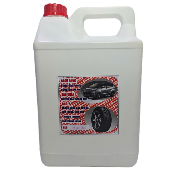 Dung Dịch Bóng Vỏ Xe 009 Can 5 Lít - Làm Đen, Dưỡng Bóng Và Bảo Vệ Lốp Ô Tô