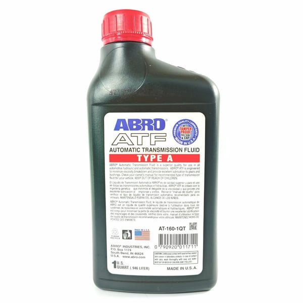 Dầu Hộp Số Tự Động Và Hệ Thống Thủy Lực ABRO ATF Type A (Chai 946ml / 1 U.S. QUART)