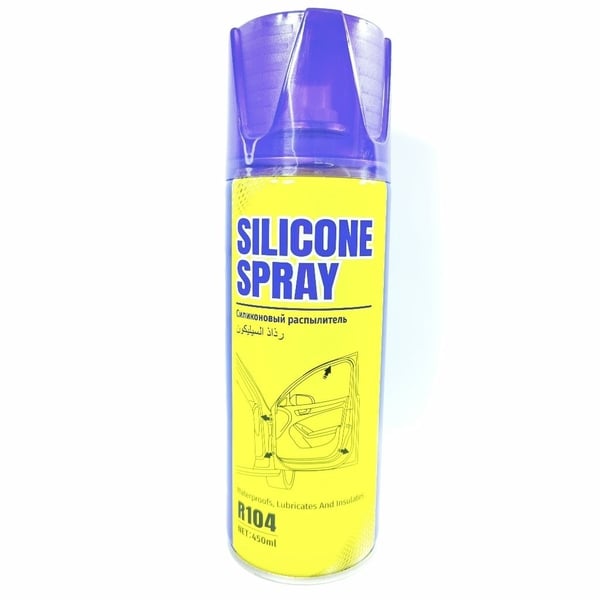 Chai Xịt TOPDA Silicone Spray R104 Bôi Trơn Dưỡng Cao Su Ô Tô (450ml)