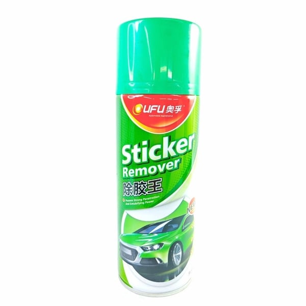Chai Xịt Tẩy Băng Keo, Nhãn Dán & Nhựa Đường Ô Tô OUFU Sticker Remover (450ml)