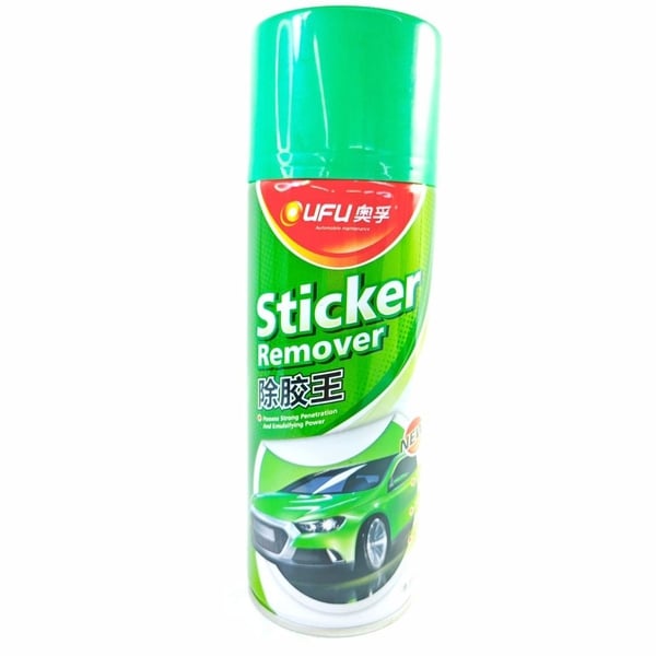 Chai Xịt Tẩy Băng Keo, Nhãn Dán & Nhựa Đường Ô Tô OUFU Sticker Remover (450ml)