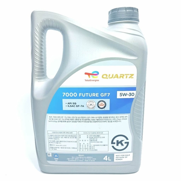 Dầu Nhớt Ô Tô Total Quartz 7000 Future GF7 5W-30 (4L)