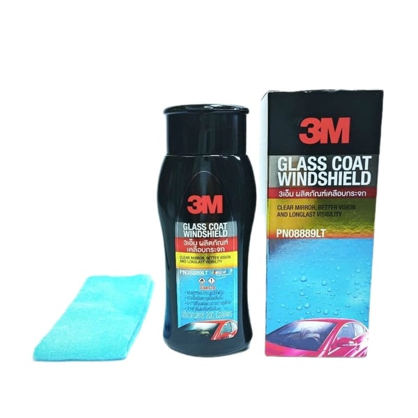  Dung dịch chống bám nước kính xe ô tô 3M Glass Coat Windshield PN08889LT (200ml)