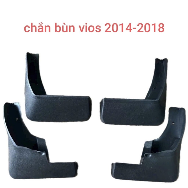 Bộ Chắn Bùn Xe Toyota Cao Cấp - Nhựa Dẻo ABS Chuẩn Form Cho Các Dòng Xe (Vios, Camry, Cross, Veloz, Altis, Yaris Cross, Innova 2007-2025)