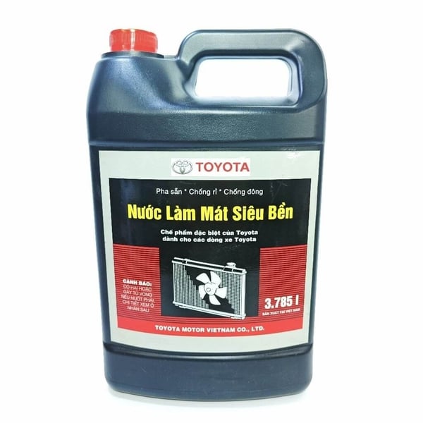  Nước Làm Mát Ô Tô Toyota Siêu Bền (Pha Sẵn) - Can 3.785L