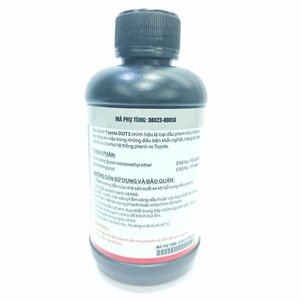 Dầu Phanh (Thắng) Toyota DOT 3 Chính Hãng (500ml)