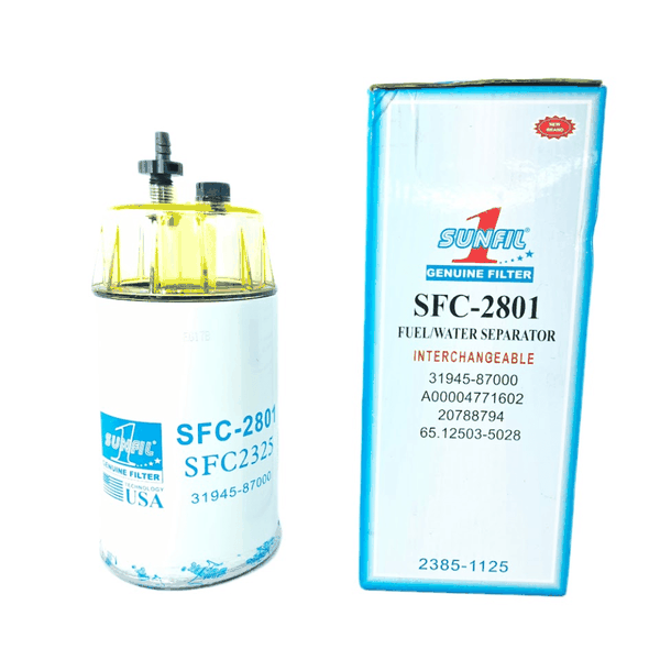 Combo Lọc Xe Hyundai County Béc Điện D4GA (Tùy Chọn Lọc Nhớt)