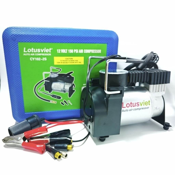  Máy Bơm Hơi Ô Tô Lotusviet CY102-2S (168W)