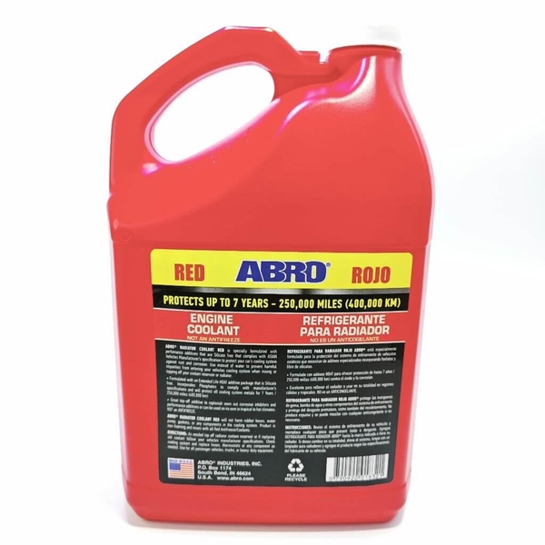 Nước Làm Mát Ô Tô ABRO Red (Màu Đỏ) 3.785L - Chính Hãng Mỹ