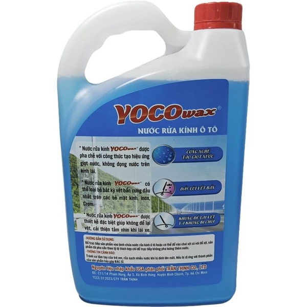 Nước rửa kính ô tô YOCOwax - Công nghệ tạo giọt nước (Hiệu ứng lá sen)