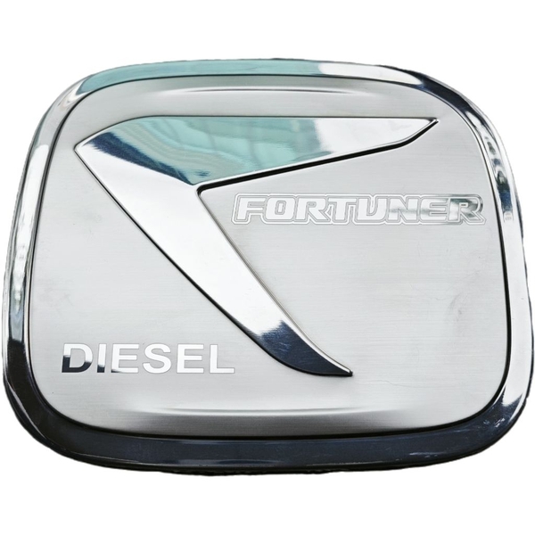 Ốp Nắp Xăng Toyota Fortuner (2017-2025) – inox Chrome Cao Cấp