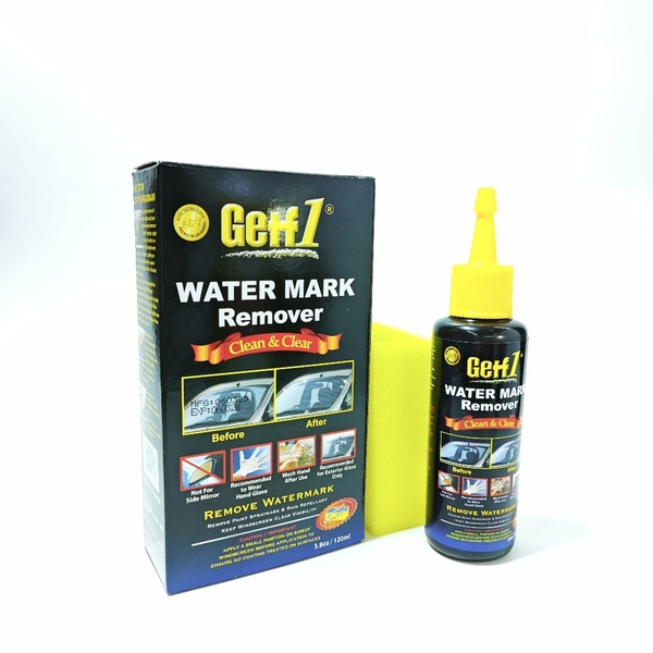 Tẩy ố kính ô tô Getf1 Water Mark Remover - Đánh bay vết ố kính, làm sạch sâu (120ml)