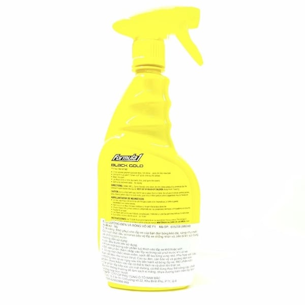 Dung Dịch Làm Bóng Lốp Ô Tô Formula 1 Black Gold Tire Shine (680ml)