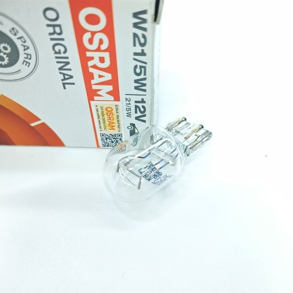  Bóng Đèn Chân Ghim Lớn 2 Tim OSRAM ORIGINAL W21/5W 12V 21/5W (7515) - Chính Hãng