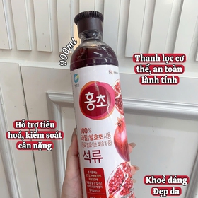 NƯỚC GIẤM LỰU HỮU CƠ DAESANG OFOOD HONGCHO  HÀN QUỐC