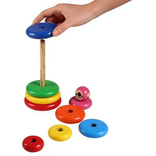 Đồ chơi tháp hề gỗ Etic