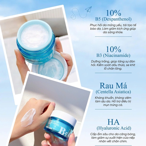KEM DƯỠNG HYDRA B5 DERMA REPAIR CREAM PRETTYSKIN