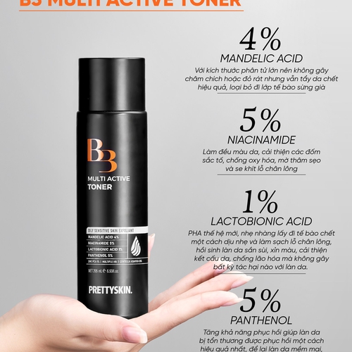 NƯỚC HOA HỒNG B3 PRETTY SKIN MULTI ACTIVE TONER