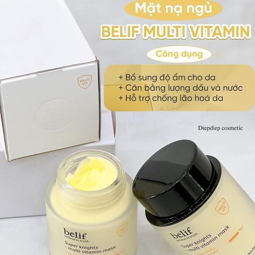 MẶT NẠ NGỦ BELIF SUPER KNIGHTS MULTI VITAMIN MASK