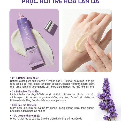 KEM DƯỠNG RETINAL BAKUCHIOL A-MAZING NIGHT CREAM PRETTY SKIN