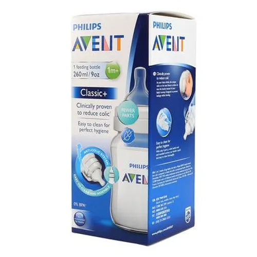 Bình sữa bằng nhựa Avent 260 ml
