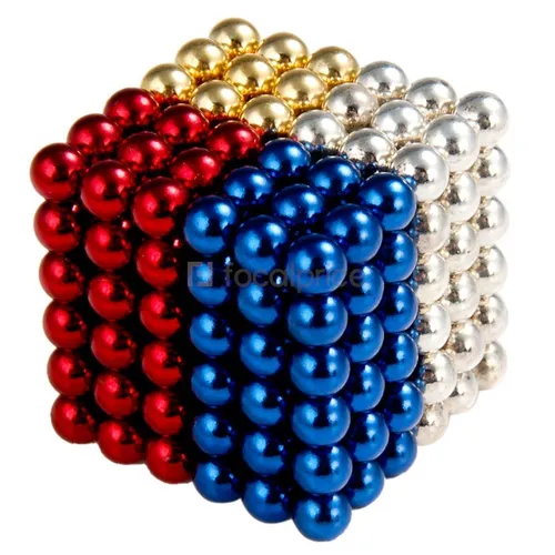 Nam châm xếp hình Buckyballs nhiều màu sắc