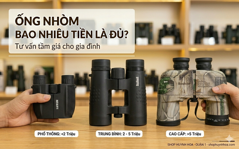 So sánh ống nhòm Mini bỏ túi và Full-size: Nên chọn loại nào?