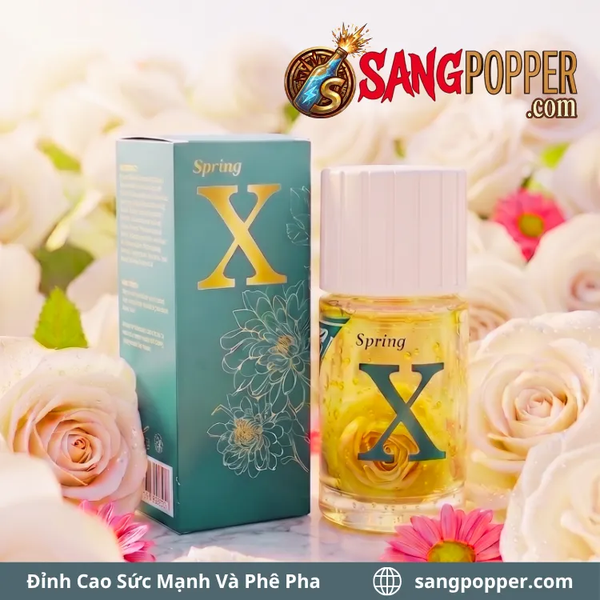 Popper X Hoa Mùa Xuân - Mùi Thơm Chuẩn USA, Phê Êm Không Đau Đầu