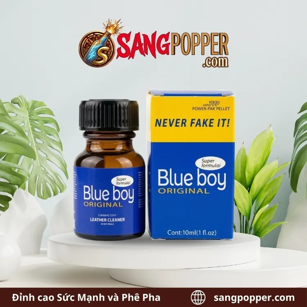 Popper Blue Boy 10ml - Phê Lâu Cuồng Nhiệt, Goon Thỏa Mãn Tối Đa